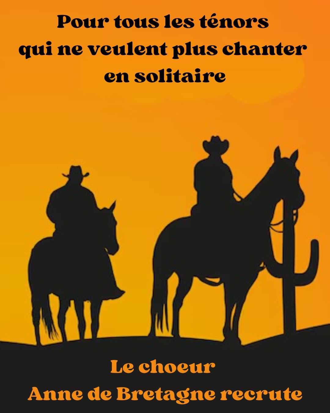 affiche ténors cowboys